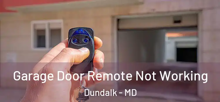  Garage Door Remote Not Working Dundalk - MD